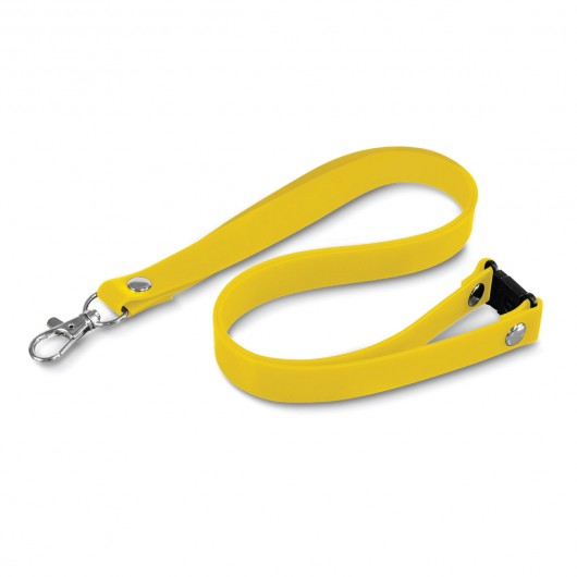Silicone Lanyards yellow